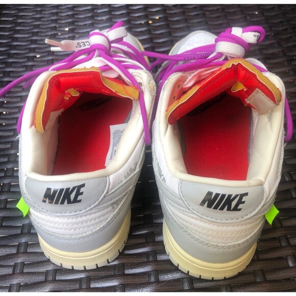 NIKE DUNK LOW OFF WHITE LOT 45 SIZE 5.5M main image 4